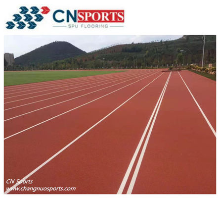 Anti UV Outdoor Athletic Rubber Running Track Flooring
