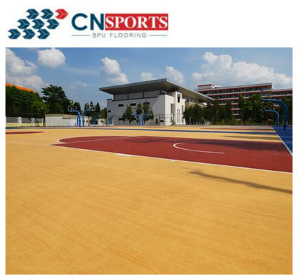 CN-S01 Flame Retardant level1 Silicon PU Flooring for Basketball