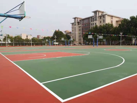 High Rebound SPU Basketball Court Flooring Wear Resistant Non Toxic