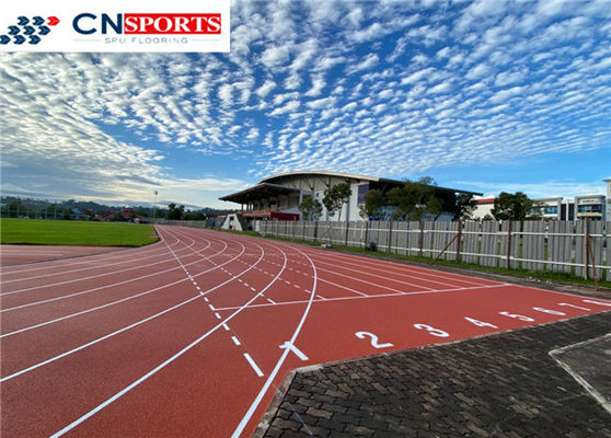 Athletics Rubber Running Track 13mm Synthetic Running Track