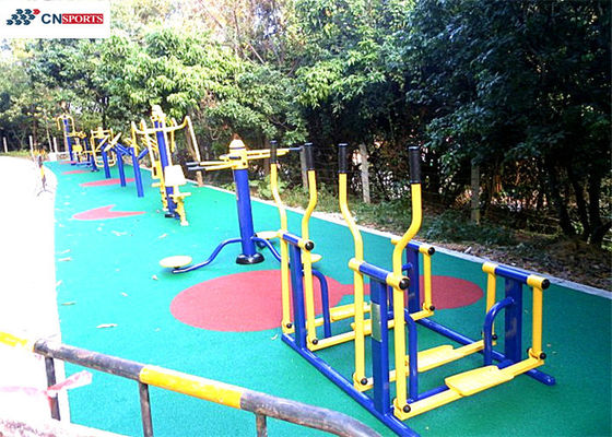 EPDM Rubber Flooring , Blue Outdoor Playground Rubber Flooring